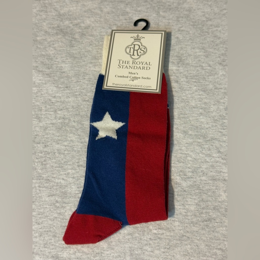 The Royal Standard Men’s Texas Flag‎ Socks 🧦